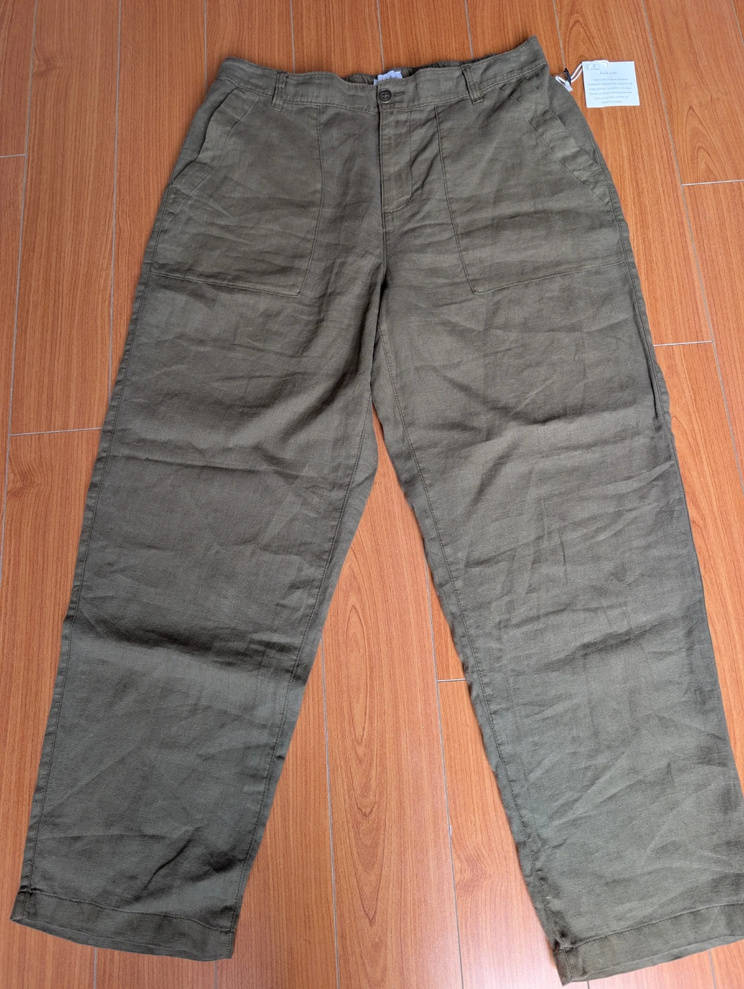 Nicole Miller Linen Pants