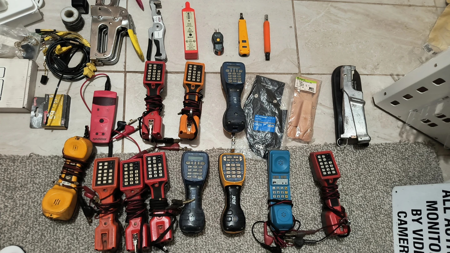 Assorted Telephone Line Testers and Tools Lot