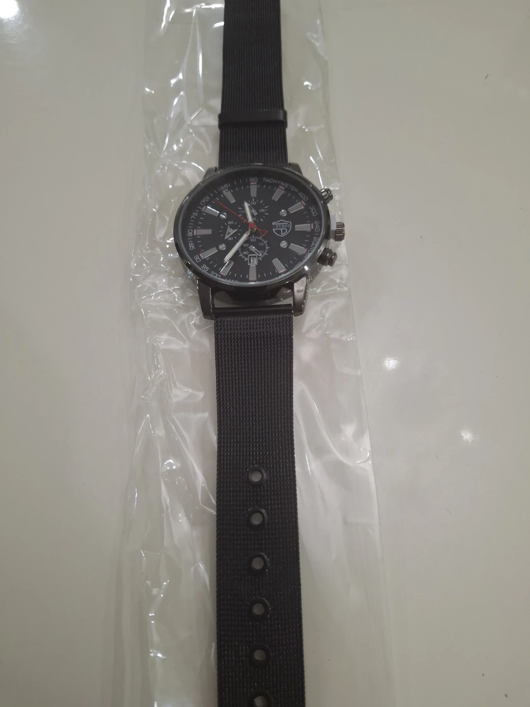 EYROS Black Chronograph Watch - photo 3