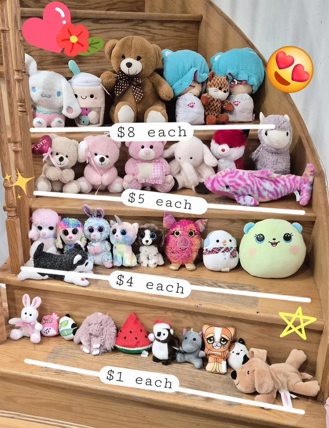 Plush Toy Collection - Assorted Stuffed Animals