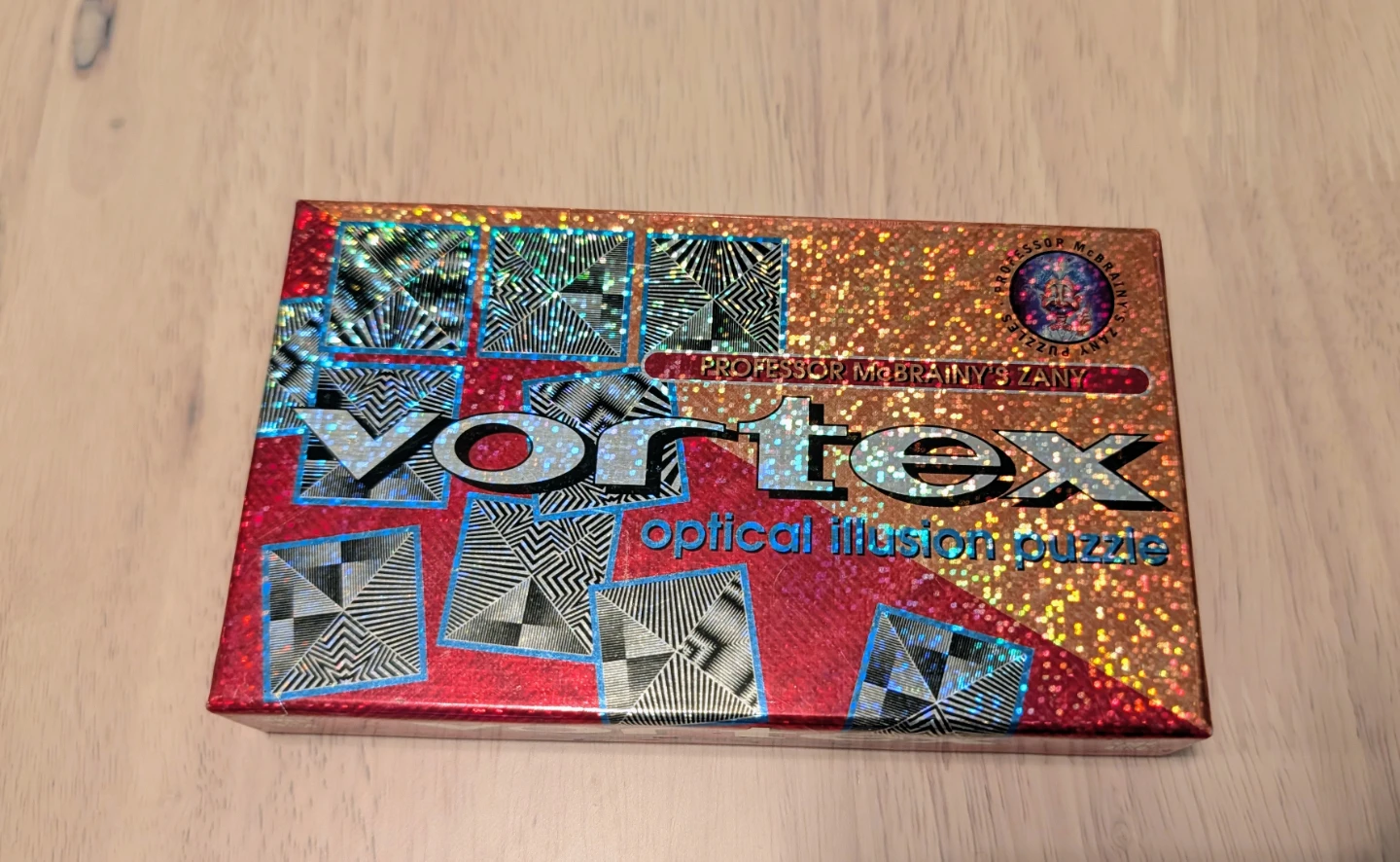 Professor McBrainy's Zany Vortex Optical Illusion Puzzle