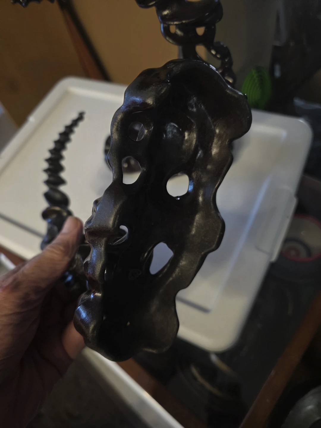 Vintage Black Figural  Display Stands - photo 2