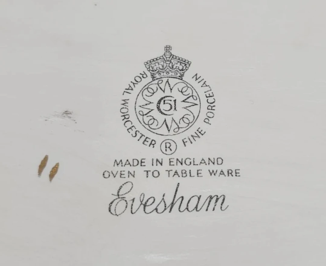 Royal Worcester Evesham Oval Dish - photo 5