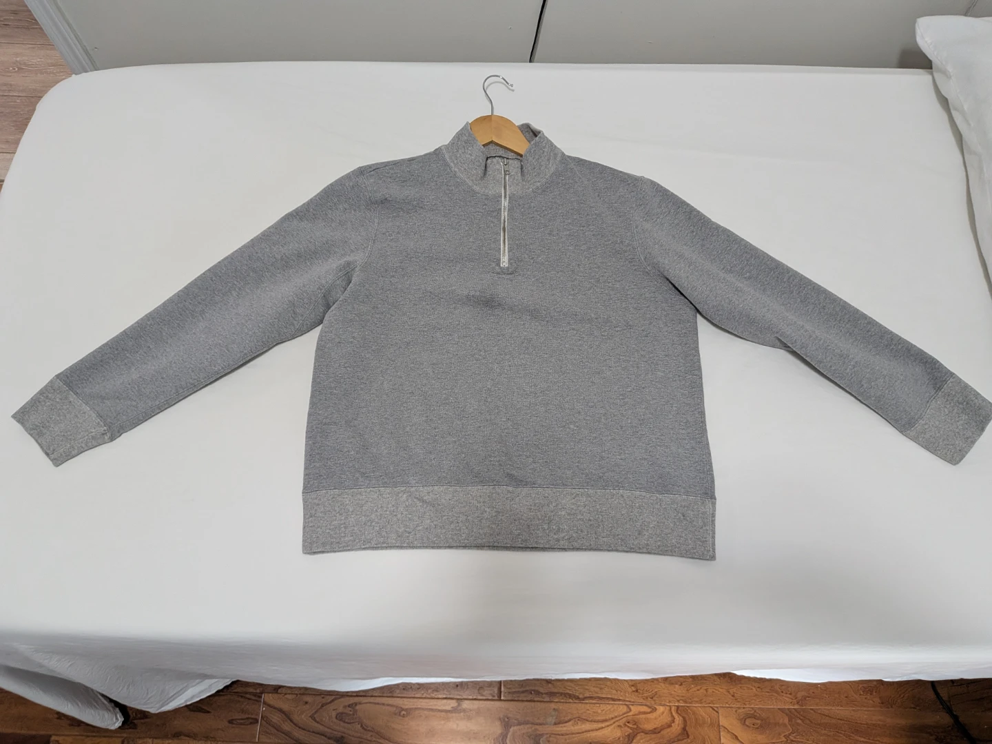 Merz b. Schwanen 1/4 Zip Sweatshirt Grey Size M