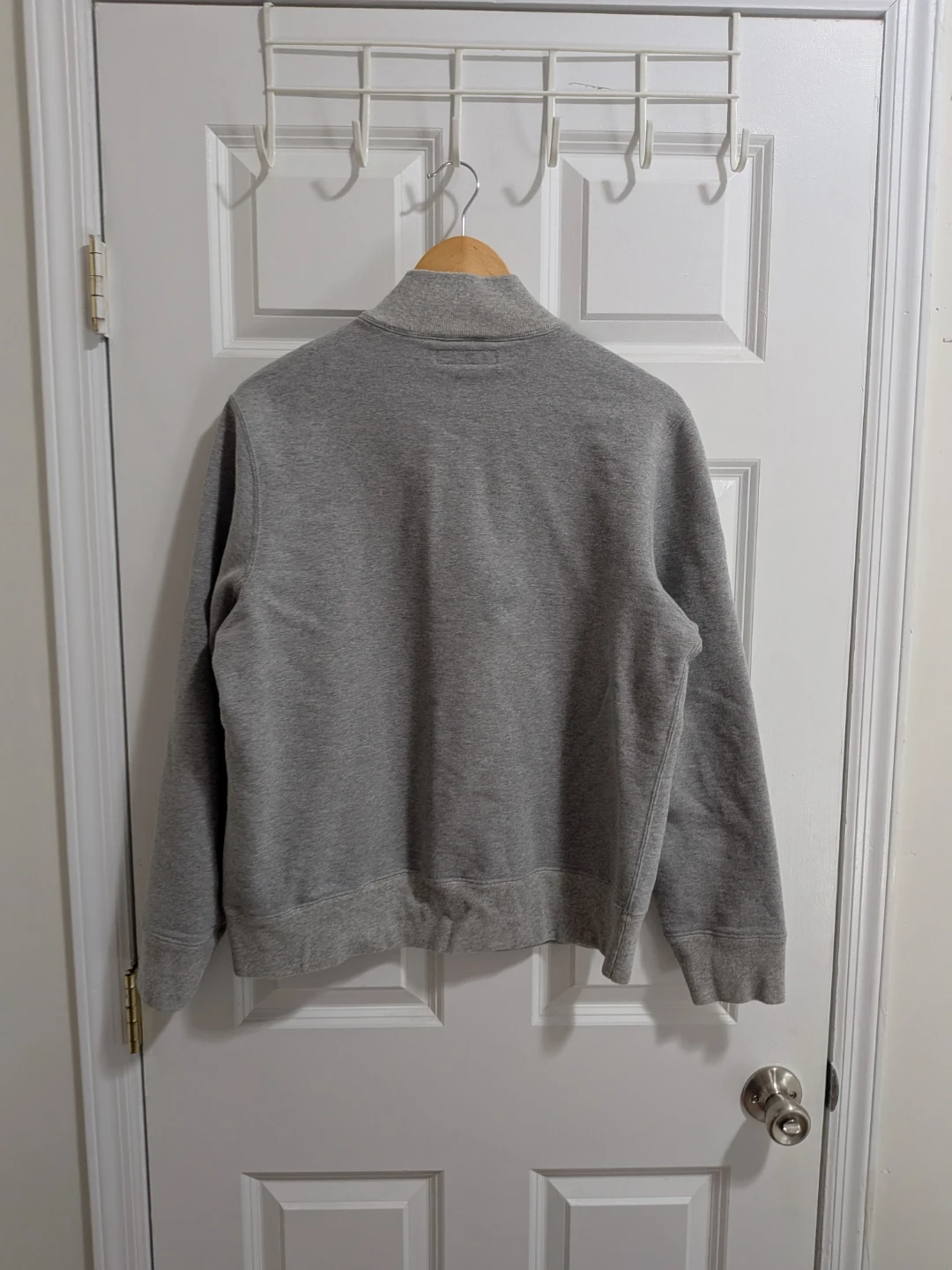 Merz b. Schwanen 1/4 Zip Sweatshirt Grey Size M - photo 3