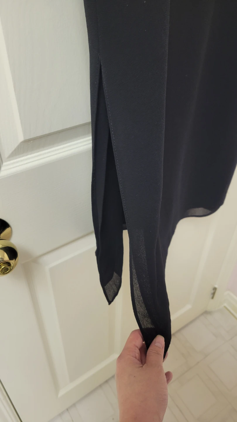 Black Rayon Skirt Size 8 - photo 2