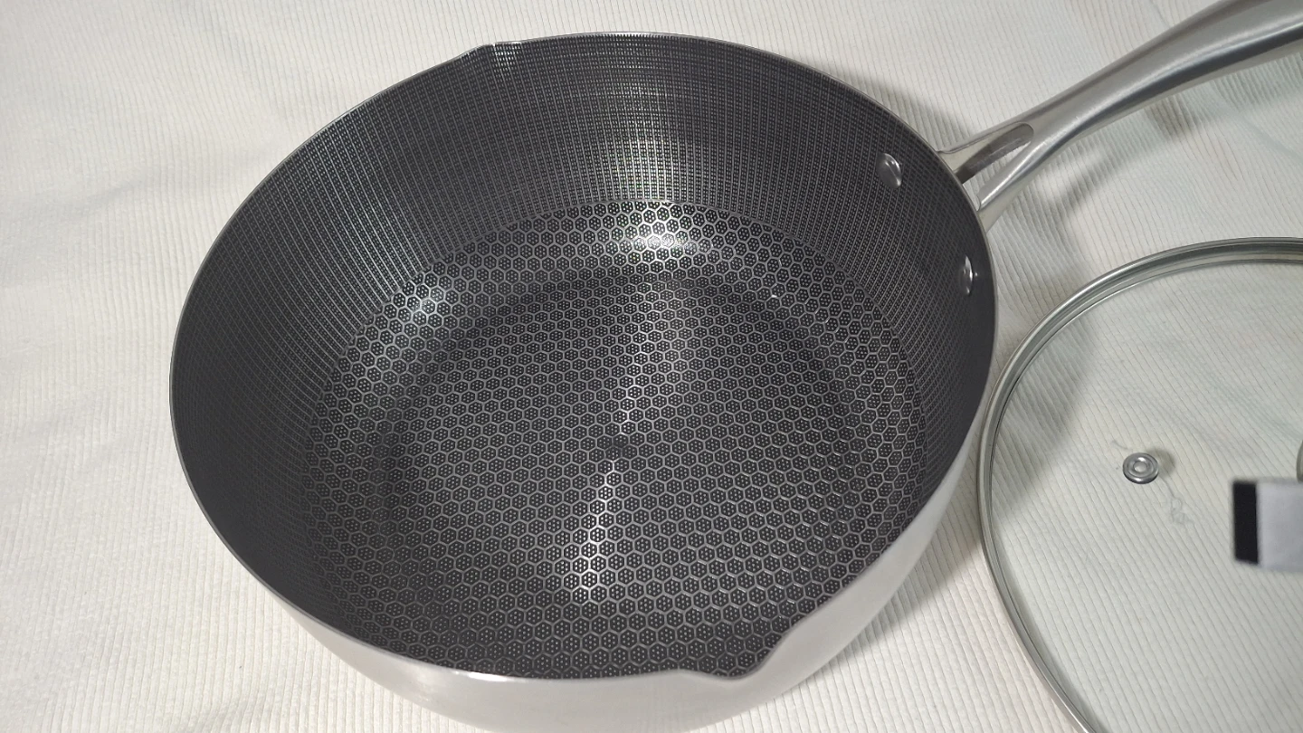 Stainless Steel Pot with Glass Lid 24cm ❤️ - photo 2