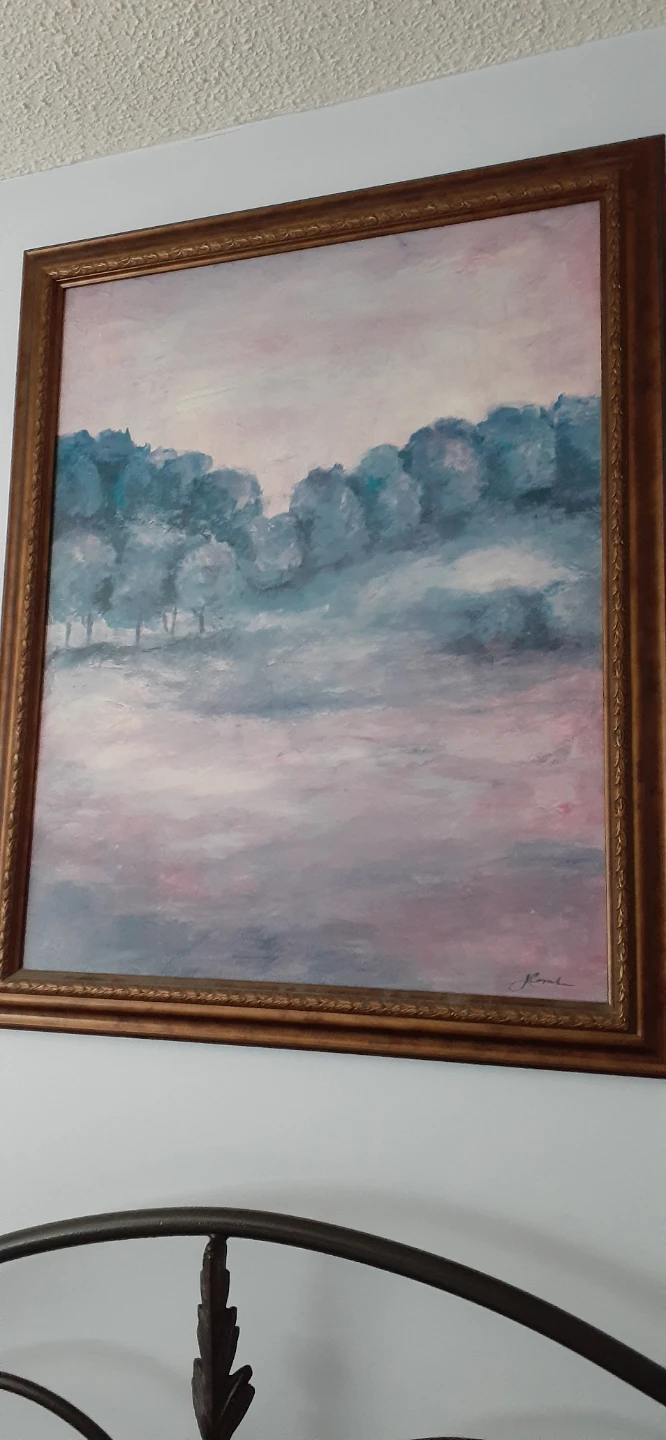 Framed Landscape Painting by J. Combi - photo 3