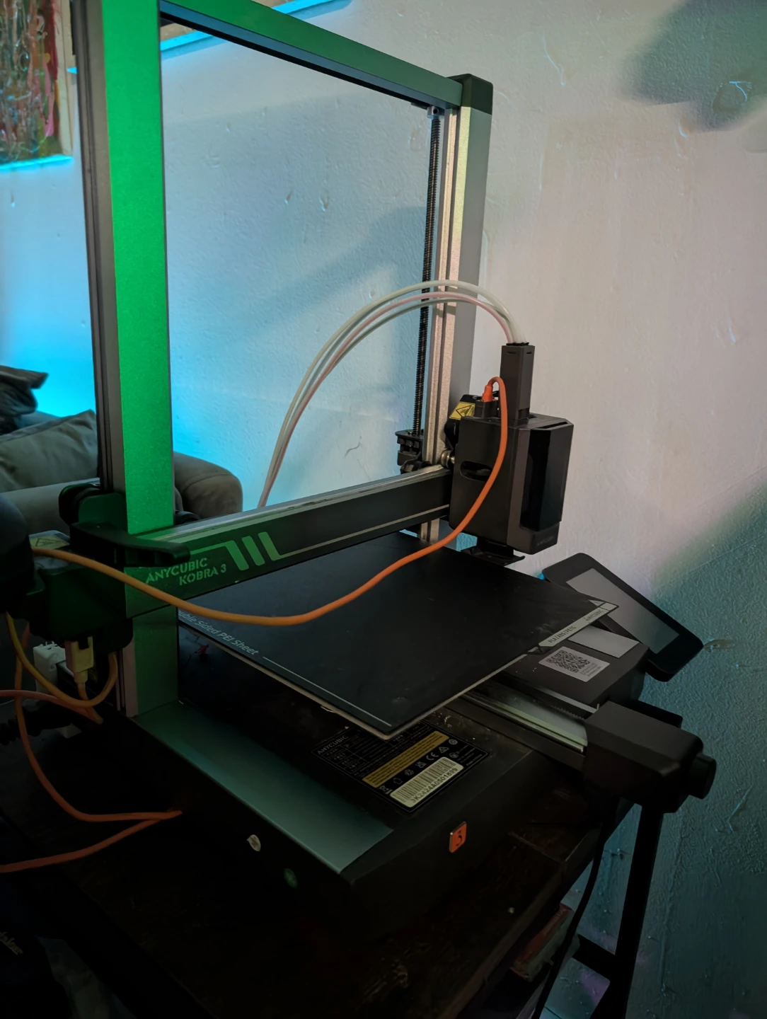 Anycubic Kobra 2 3D Printer, and  Kobra 3 Combo with dryer.