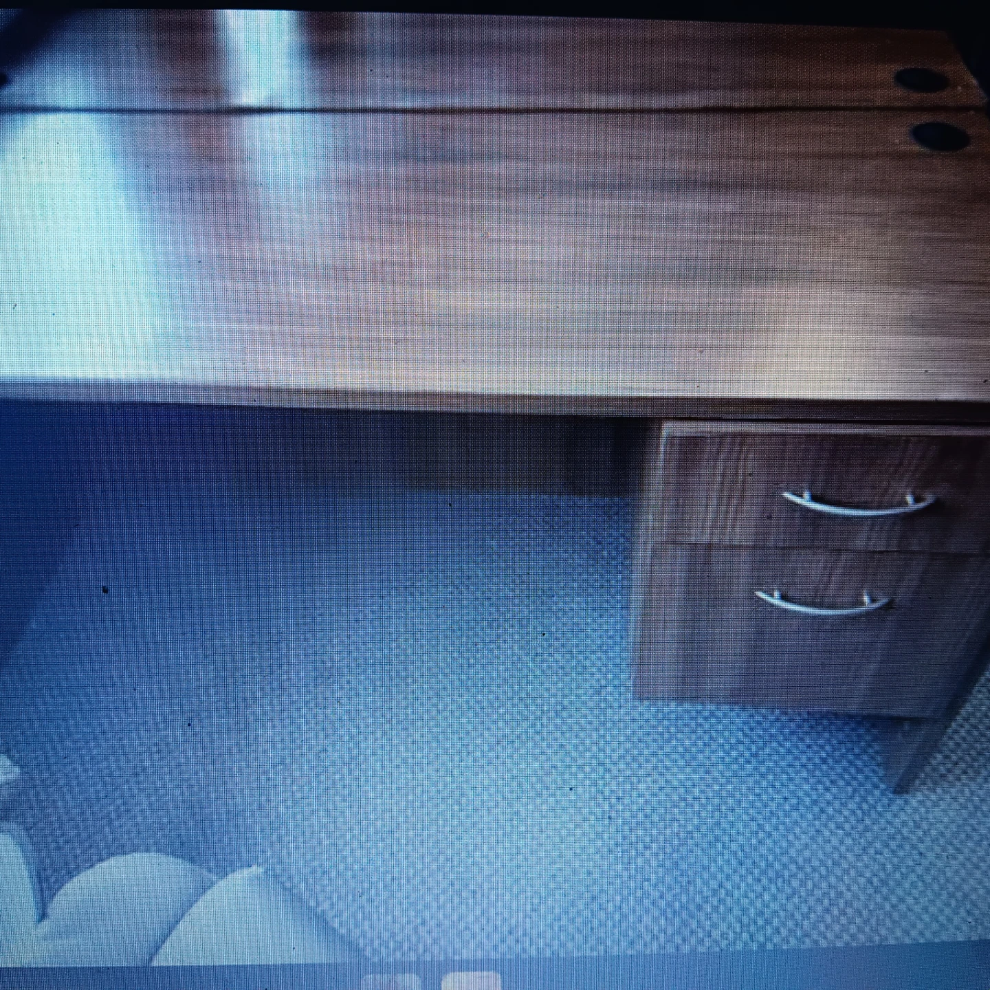7 Wooden Executive Desk with Drawers