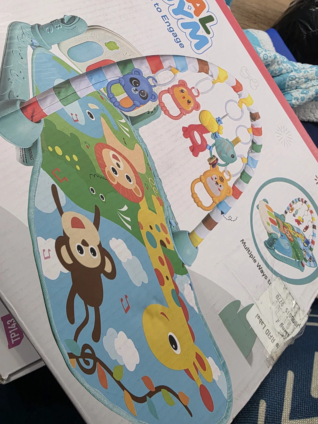 Toy Tots Musical Baby Gym with Lights, Sound & Shapes - photo 2