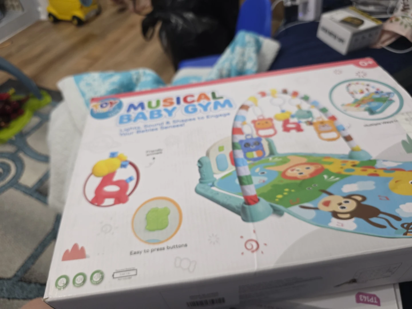 Toy Tots Musical Baby Gym with Lights, Sound & Shapes - photo 4
