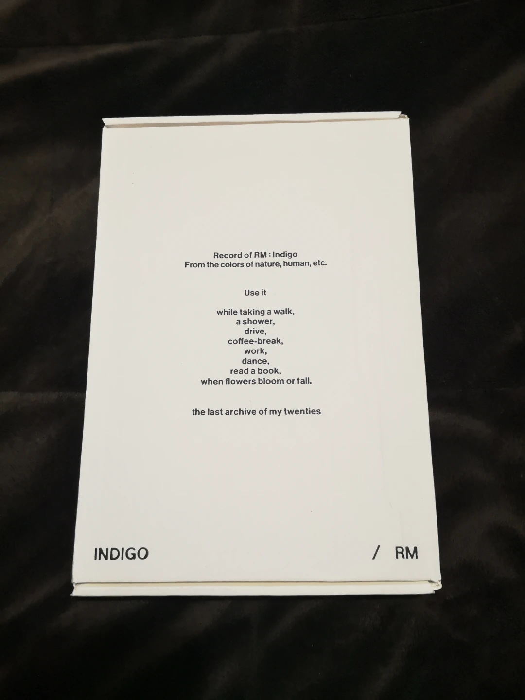 RM of BTS Indigo Album - photo 3