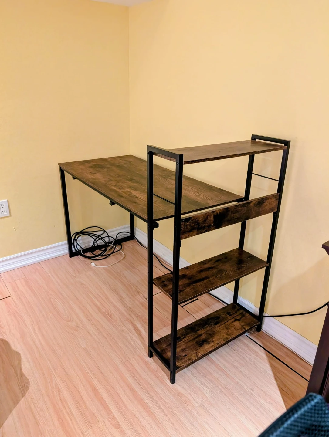 Work Desk with Shelving