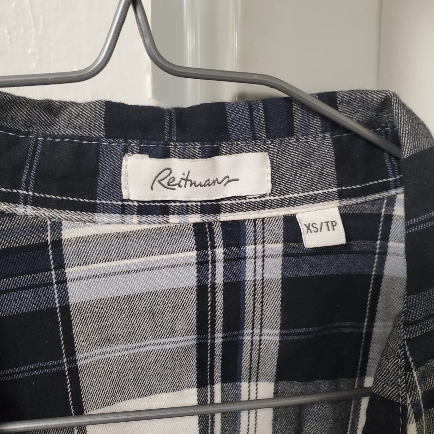 Reitmans Plaid Long Sleeve Shirt - XS - photo 2