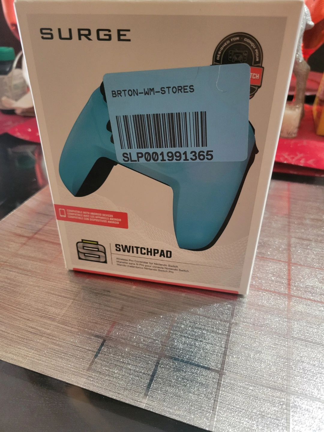 Surge SwitchPad Wireless Pro Controller  Nintendo Switch - Blue - photo 3