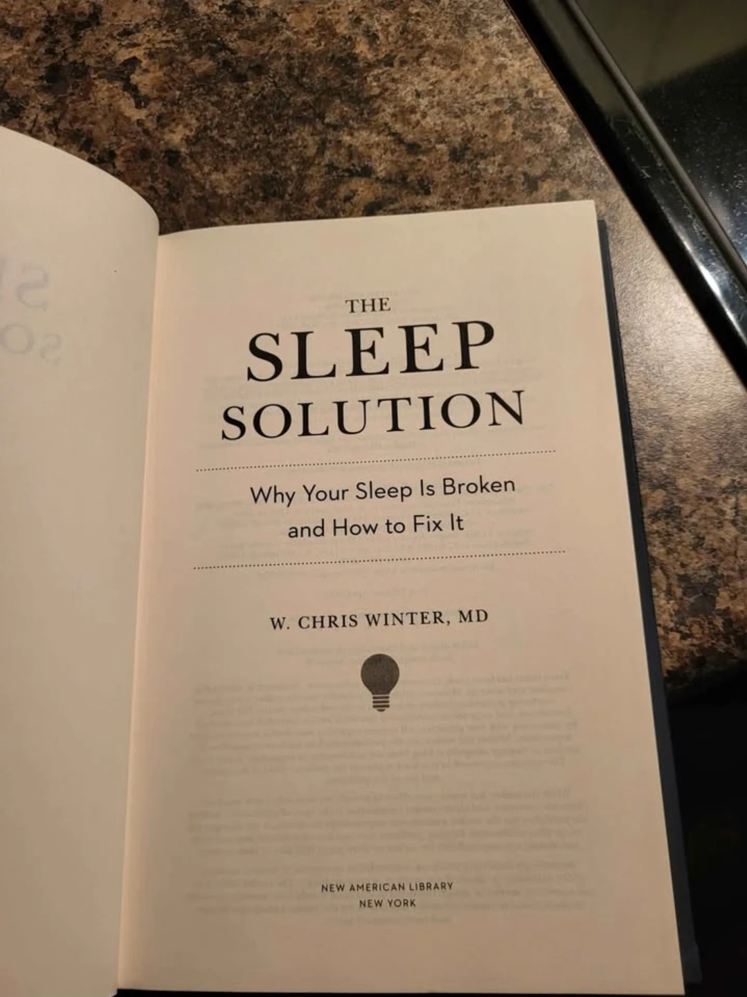 The Sleep Solution Book by W. Chris Winter, MD