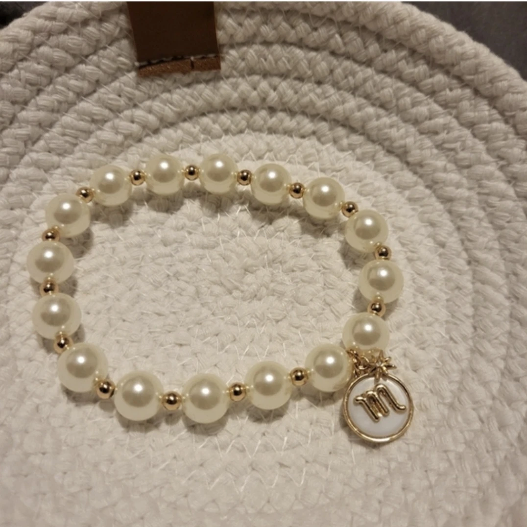 Pretty Pearly Zodiac Pearl Stretch Bracelet- Scorpio - photo 3