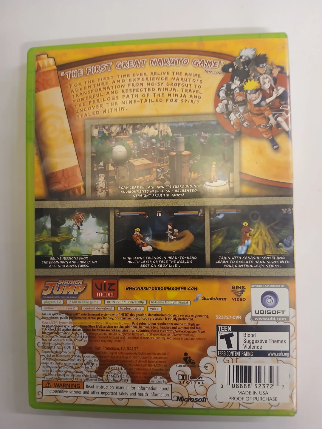 Naruto: Rise of a Ninja - Xbox 360 Game - photo 5
