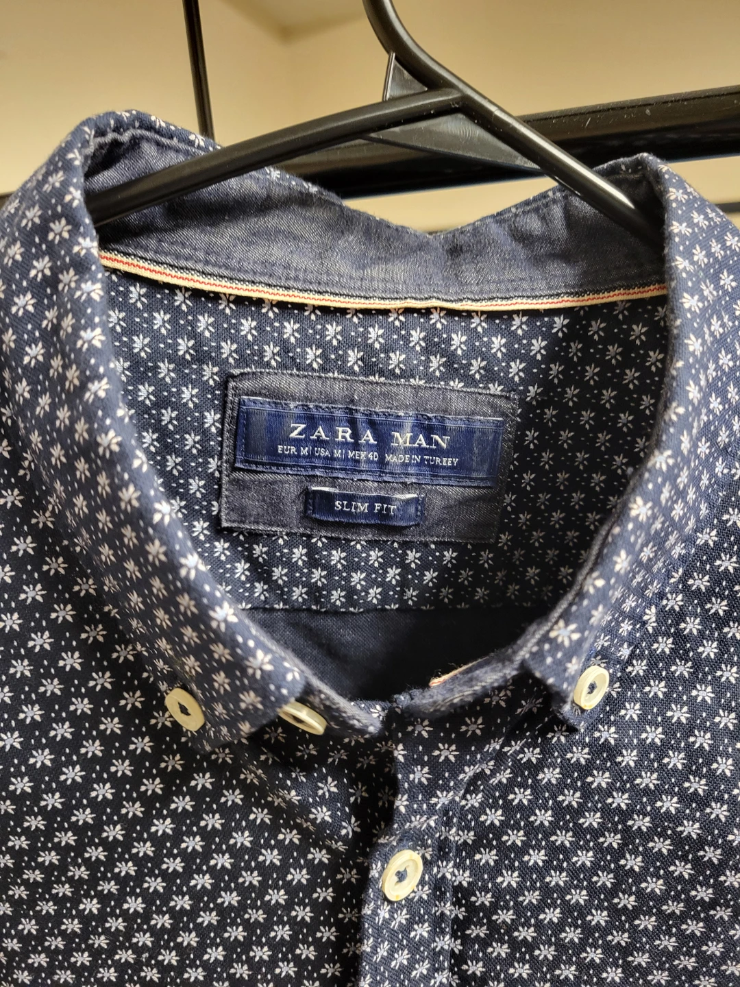 Zara Man Slim Fit Button-Up Shirt