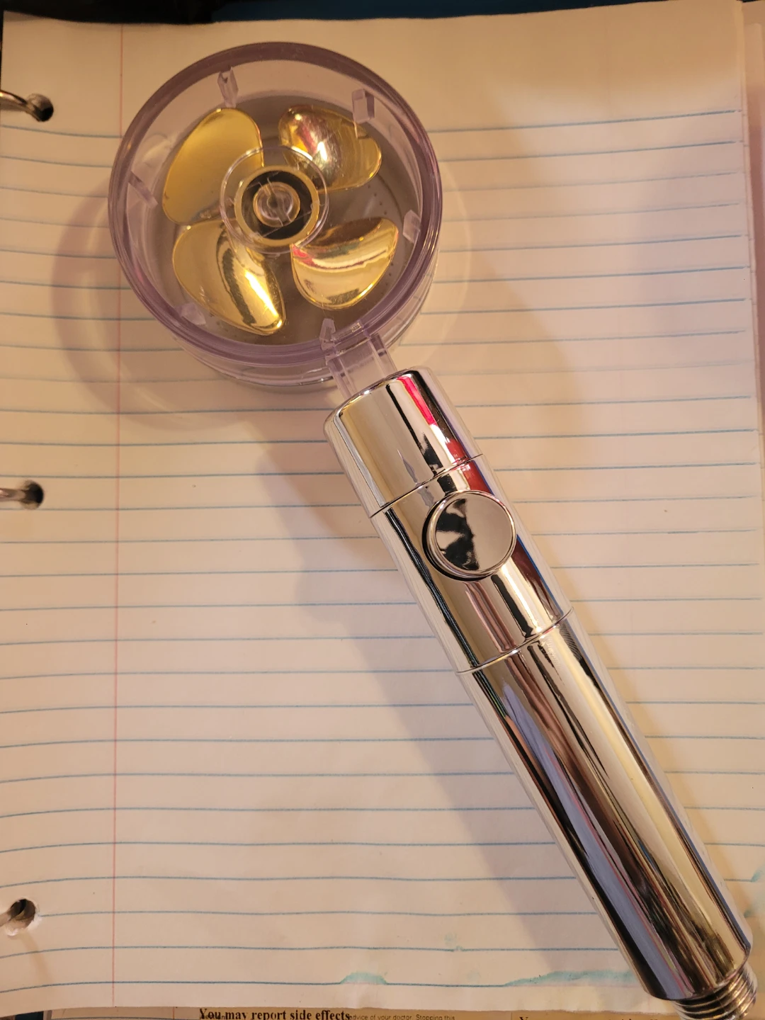 Handheld Shower Head with On/Off Pause Button