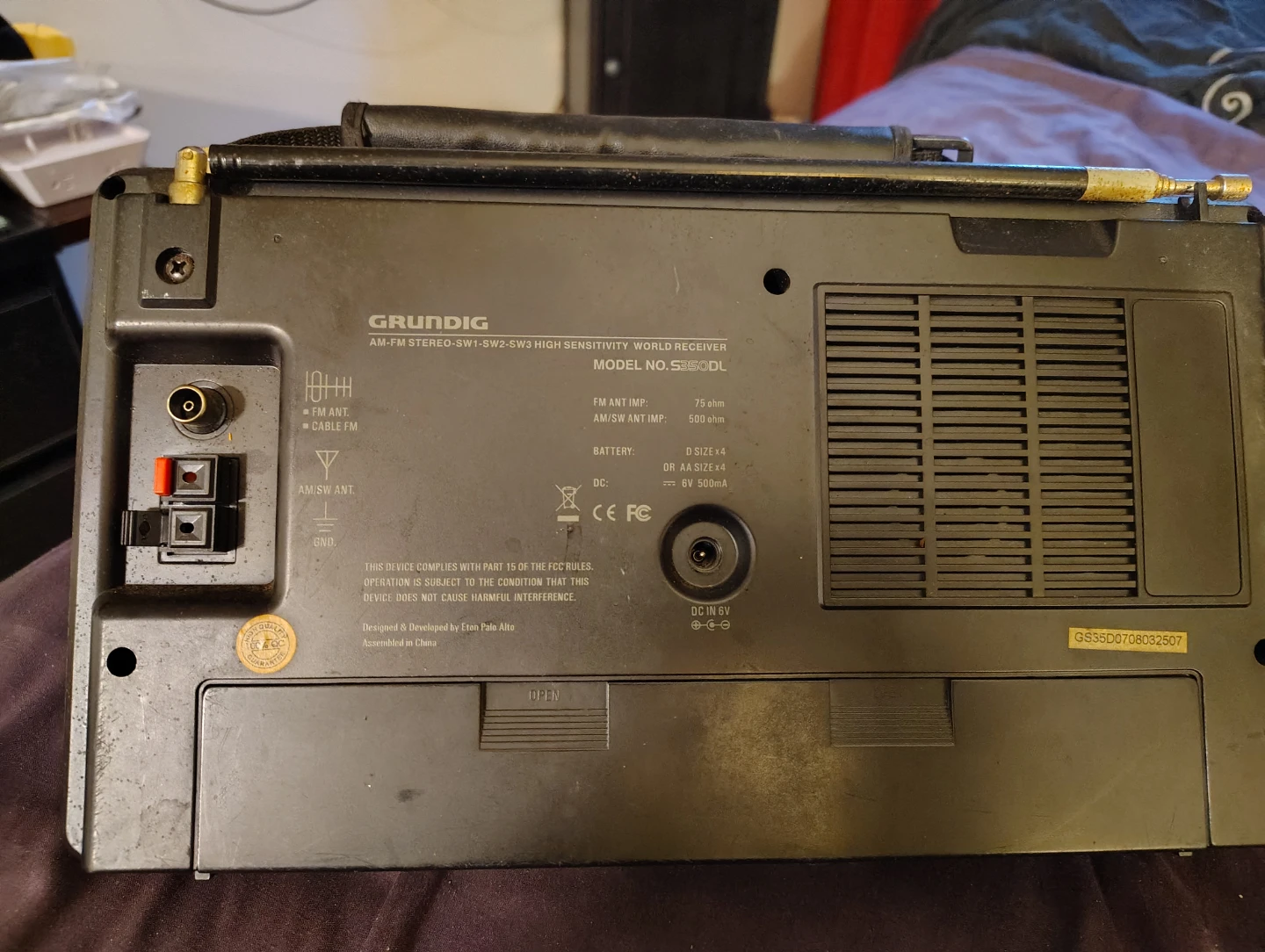 Grundig S350DL AM/FM Stereo World Band Receiver - photo 2