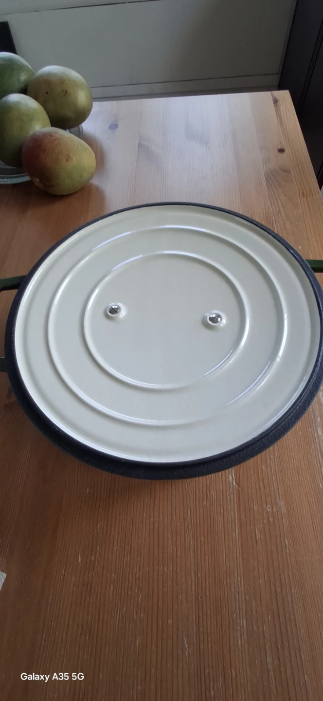 Martha Stewart 6 Quart Enameled Cast Iron Dutch Oven Green - photo 4