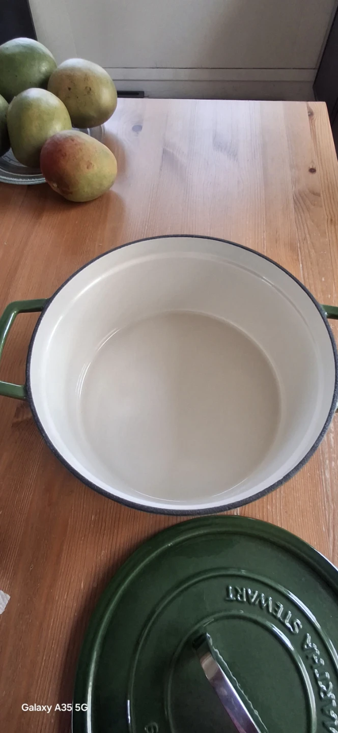 Martha Stewart 6 Quart Enameled Cast Iron Dutch Oven Green - photo 5