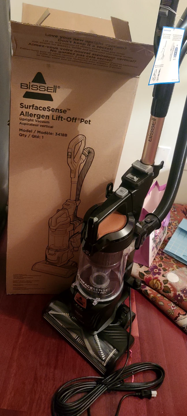Bissell SurfaceSense Allergen Lift-Off Pet Vacuum Cleaner 3418B