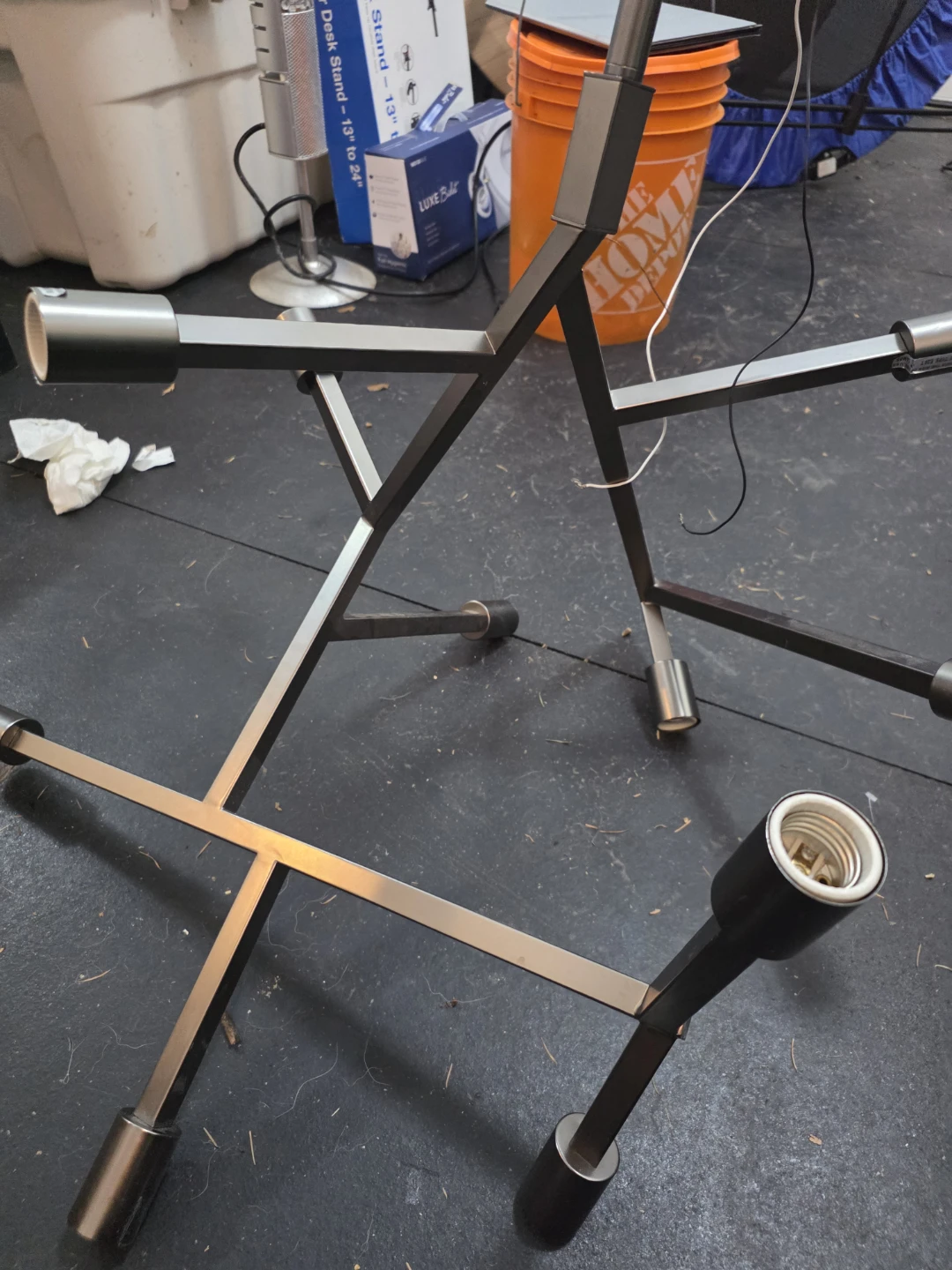 Modern 4-Light Sputnik Chandelier - photo 2