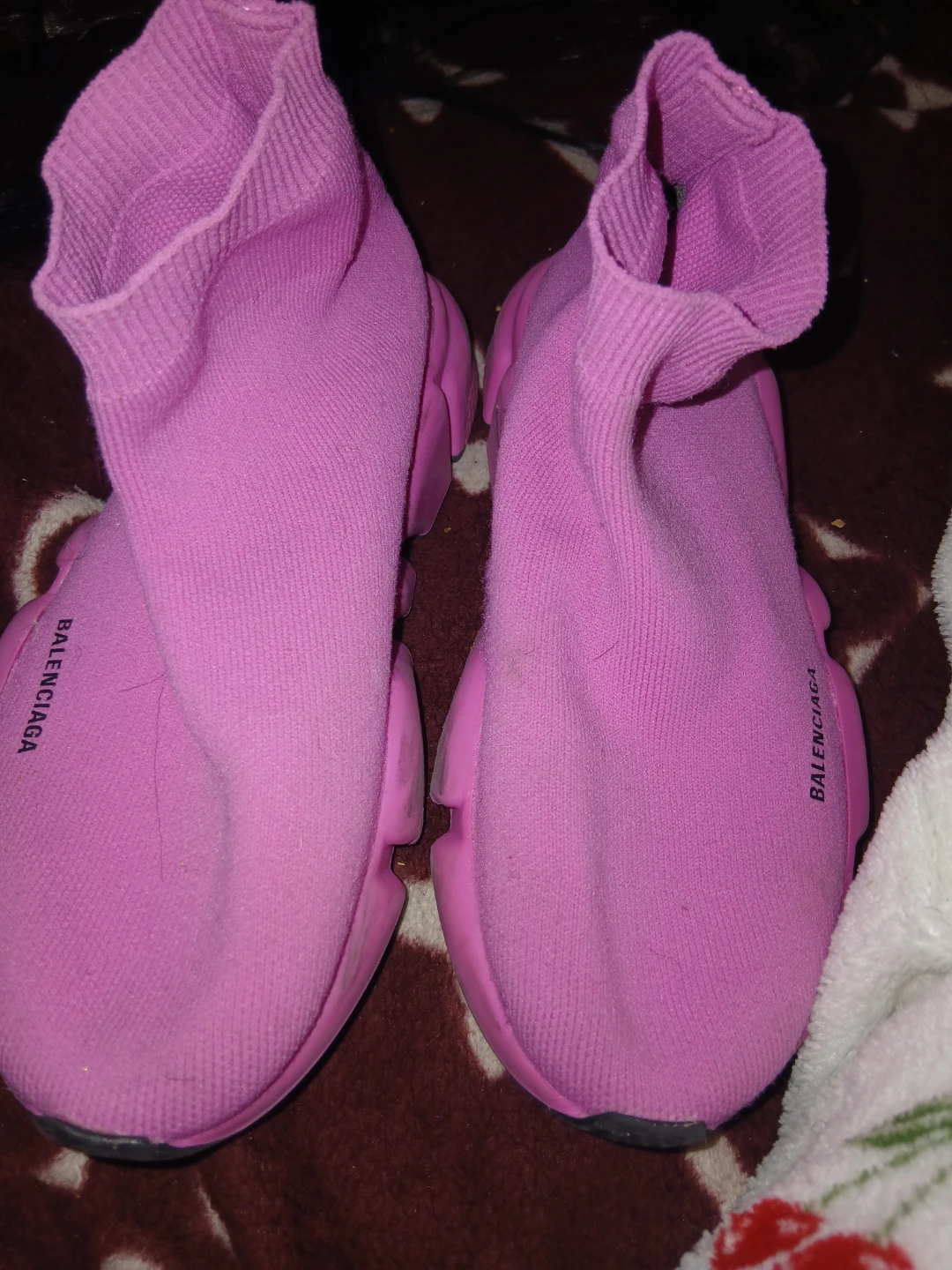 Balenciaga Pink Sock Sneakers - photo 2