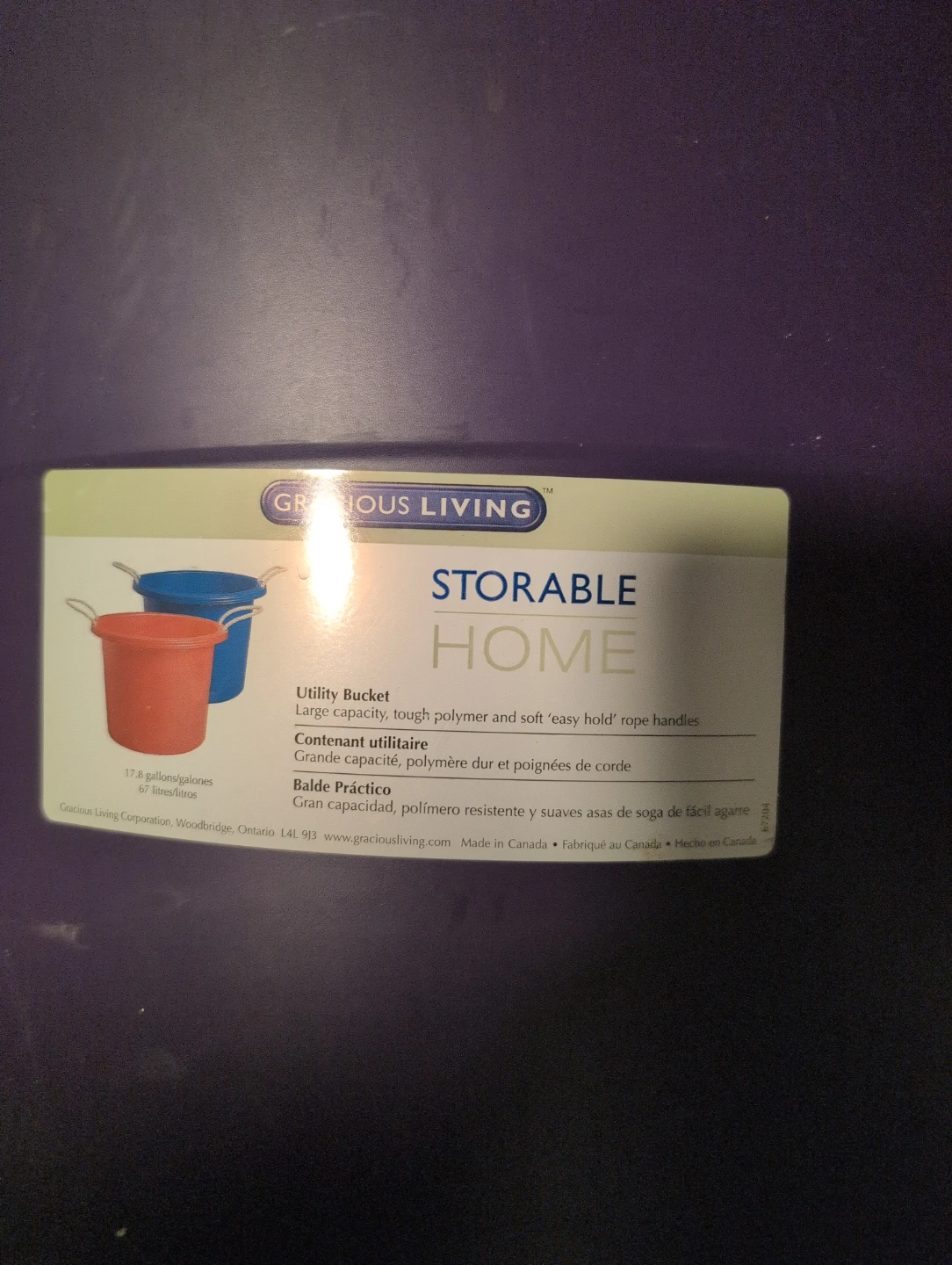 Gracious Living Storablle Home Utility Bucket - photo 3