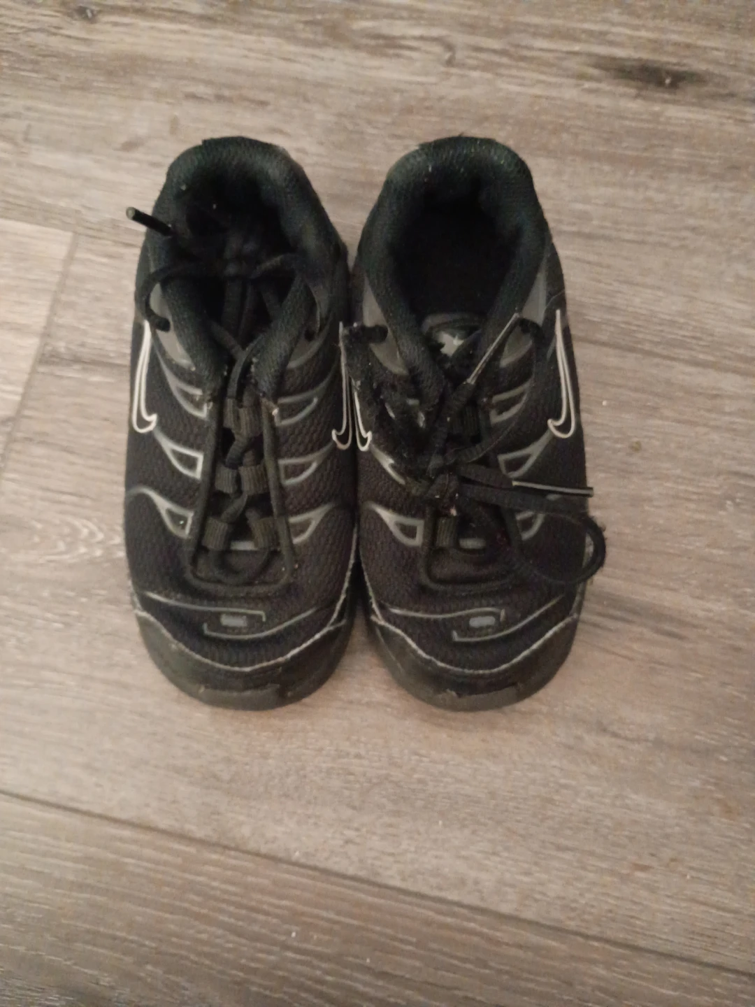 Nike Air Max Plus Black Kids Shoes - photo 2
