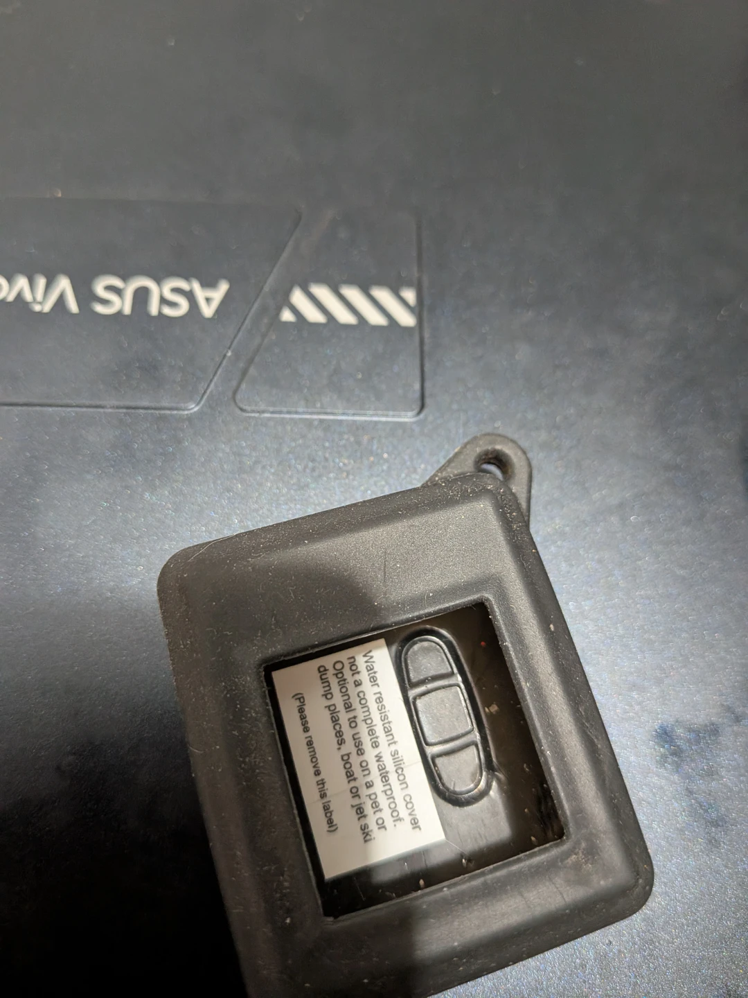 Black Water-Resistant Silicone Cover