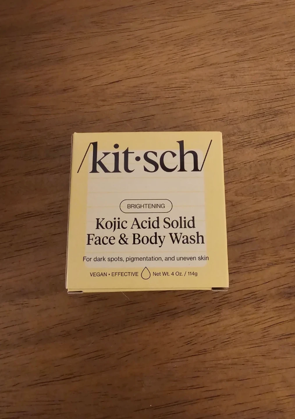 Kitsch Kojic Acid Solid Face & Body Wash (114g)