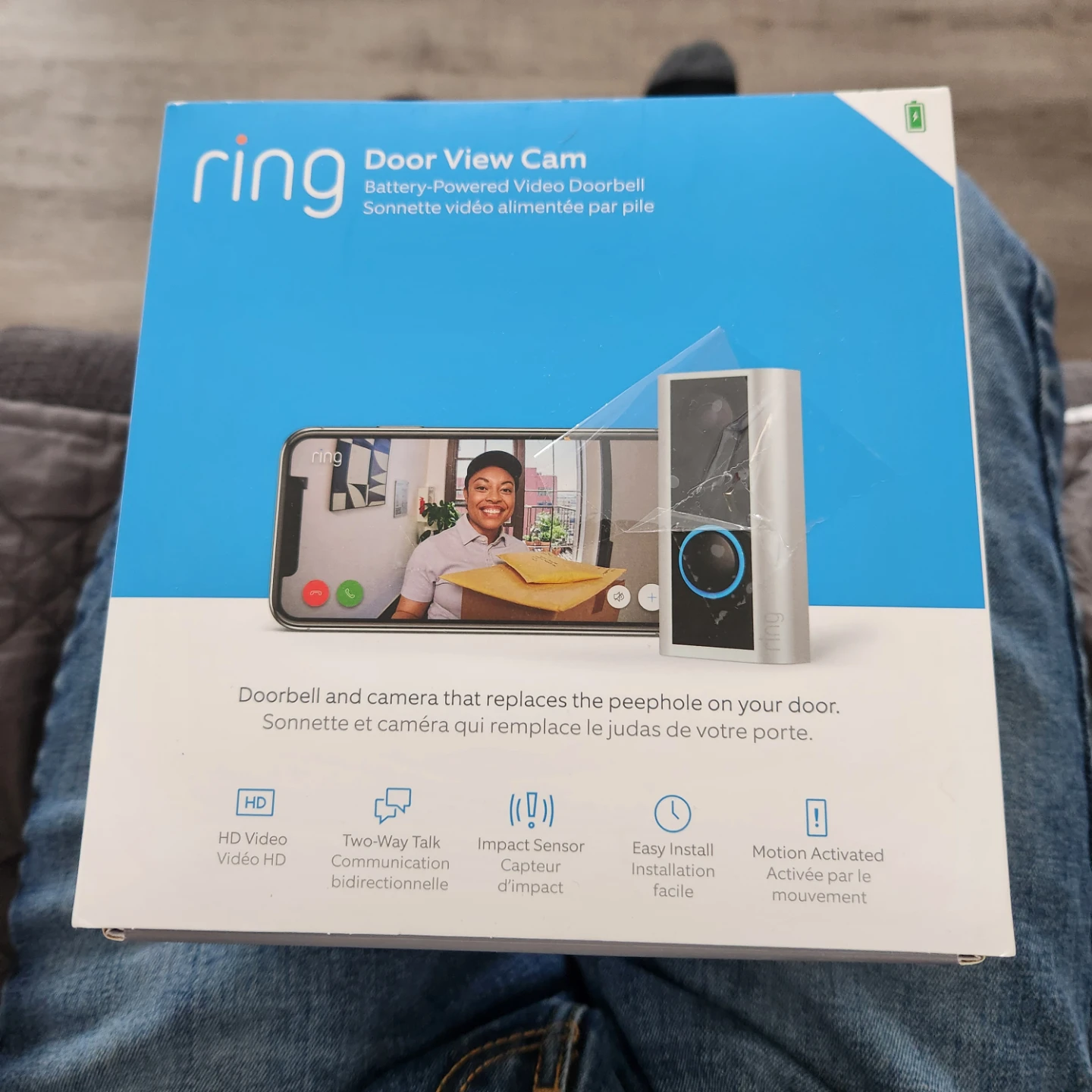 Ring Door View Cam Battery-Powered Video Doorbell