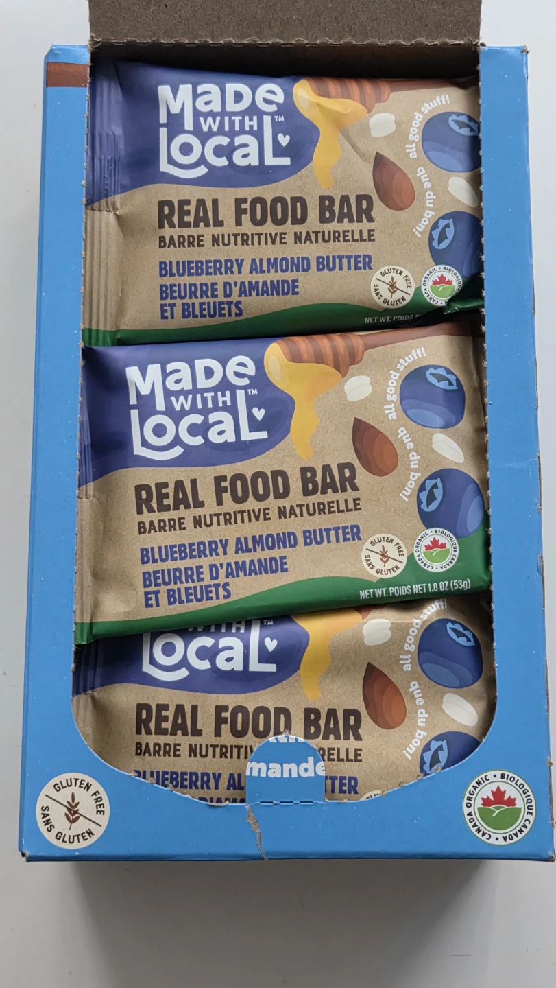 Box of Made with Local - Organic Real Food Bar - photo 2
