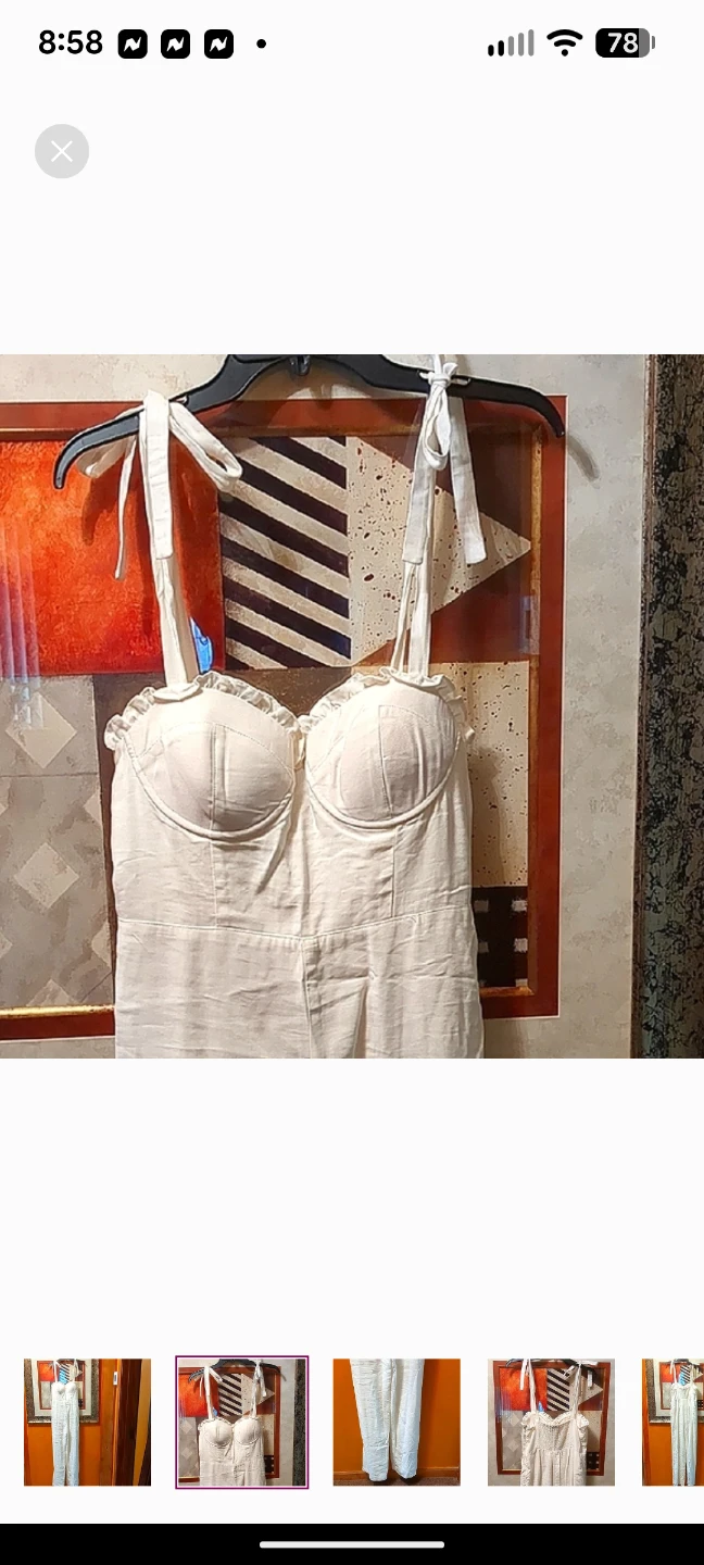 MAJORELLE Elegant Cream Jumpsuit - photo 2