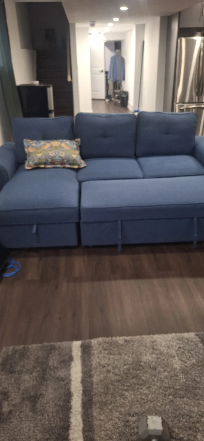 Fold out sofa. Barely used. - photo 2