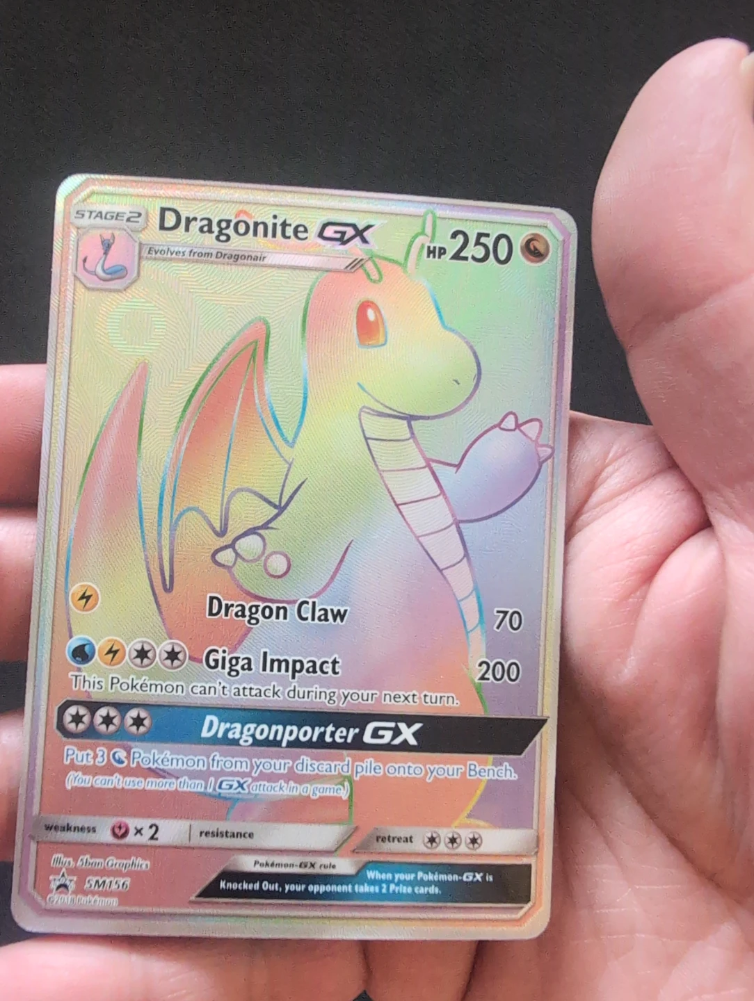 Dragonite GX Sun & Moon Promo SM156 - Pokemon