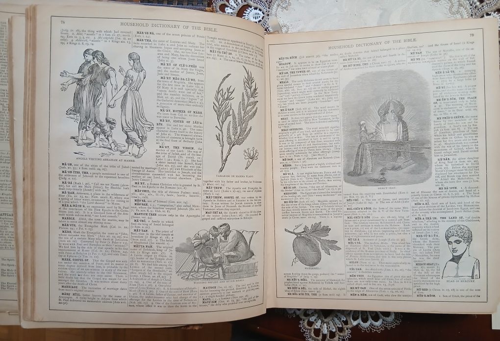 Antique Pictorial Family Bible from the 1800-s - photo 5