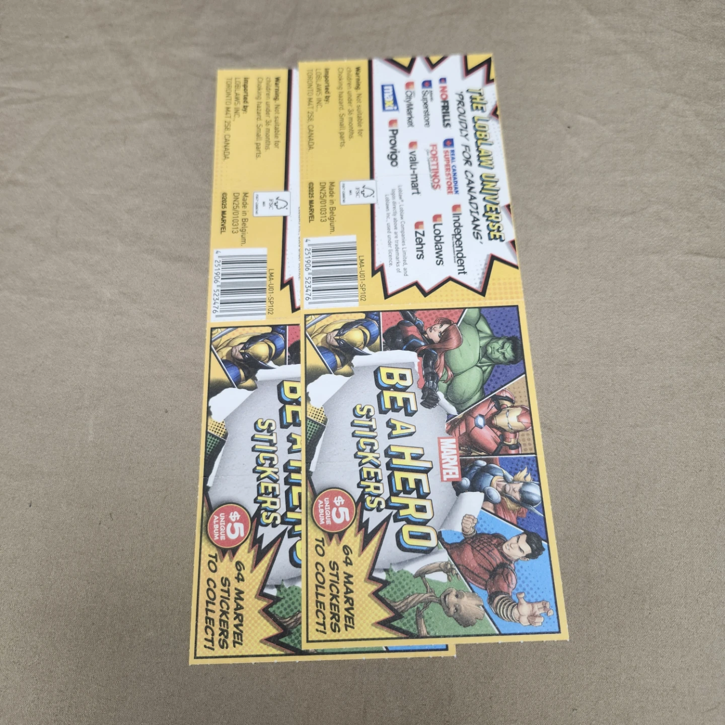 Marvel Be A Hero Sticker Album - photo 3
