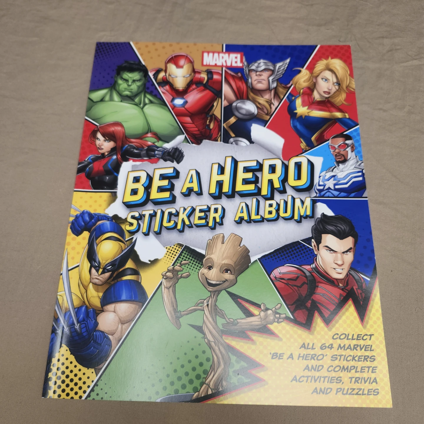 Marvel Be A Hero Sticker Album - photo 4
