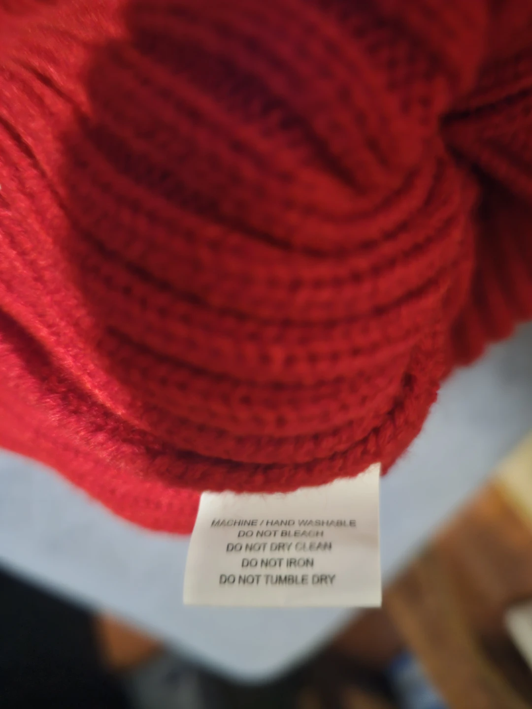 Red Beanie with Built-in Bluetooth Headphones - photo 4