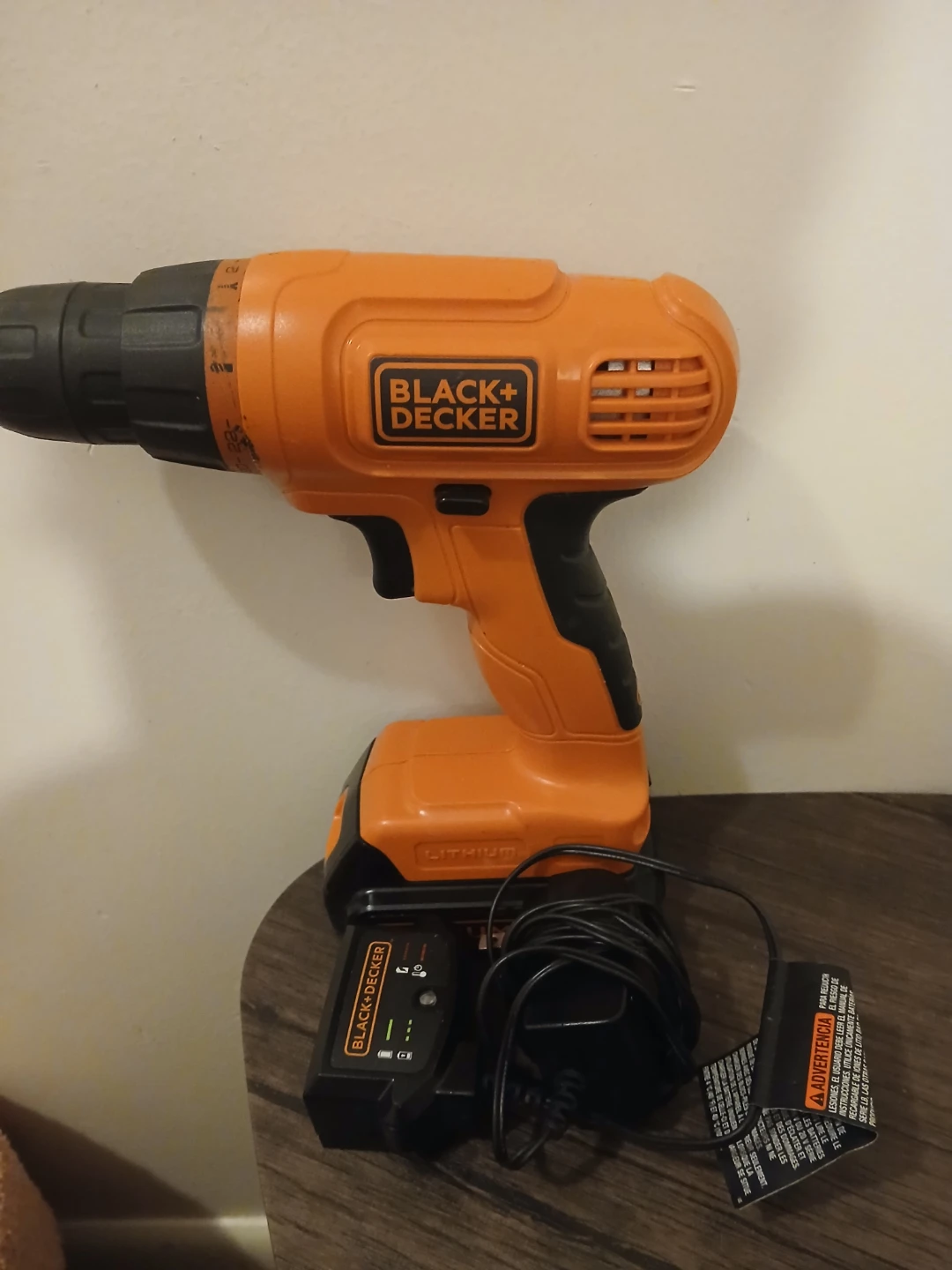 Black+Decker Orange Cordless Drill🥕
