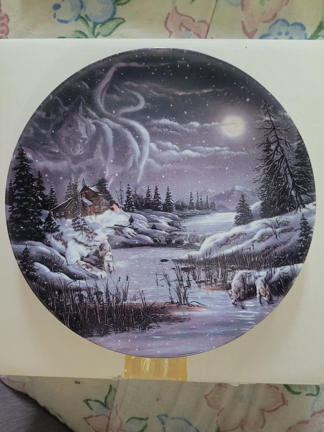 "Two By The Night, Two By The Light" Collector Plate