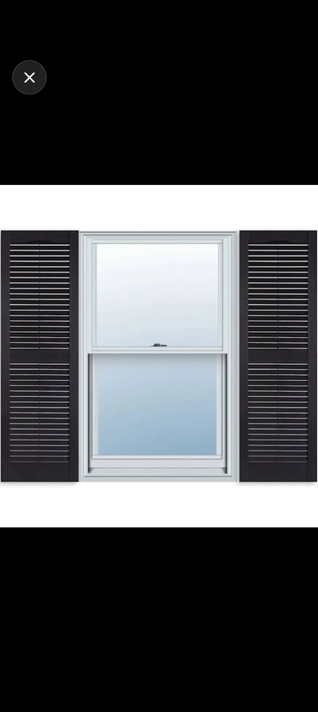Black Exterior Shutters