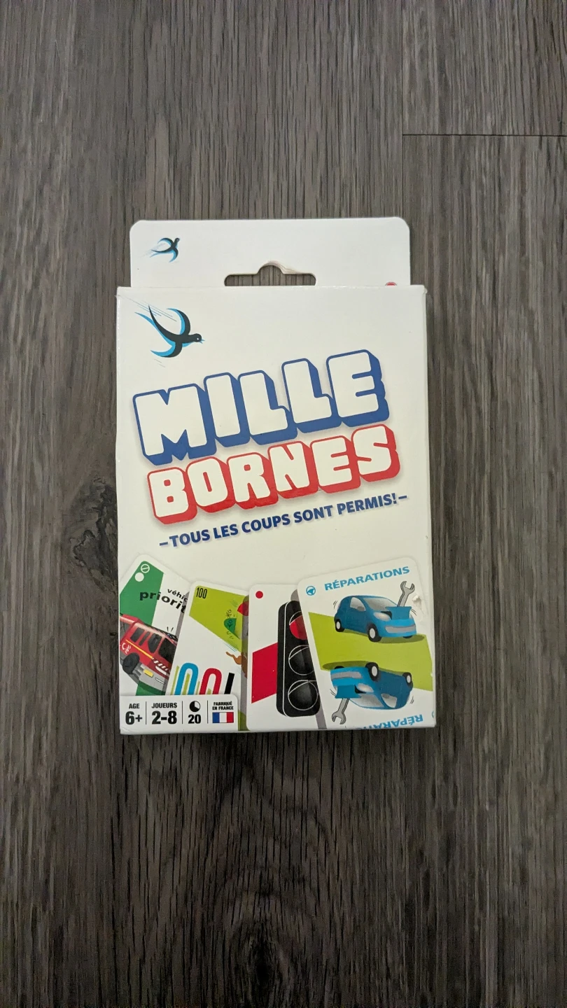 Mille Bornes Card Game