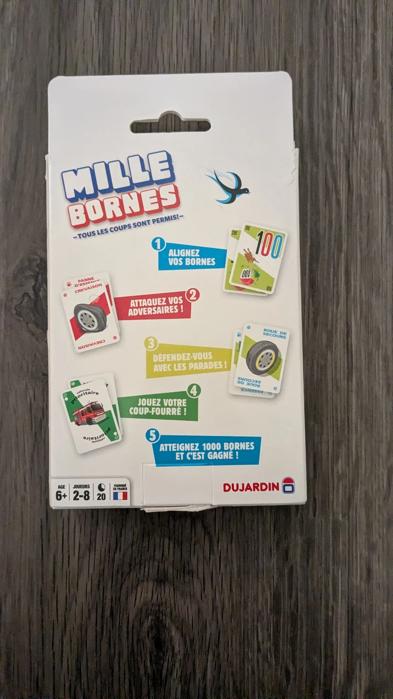 Mille Bornes Card Game - photo 2