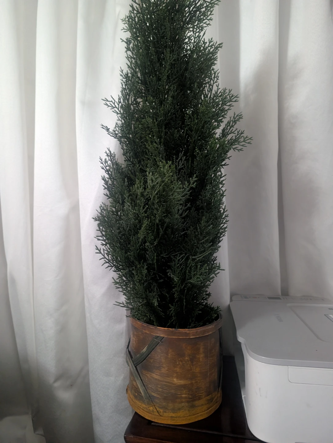 Artificial Cedar Tree in Decorative Pot - photo 3